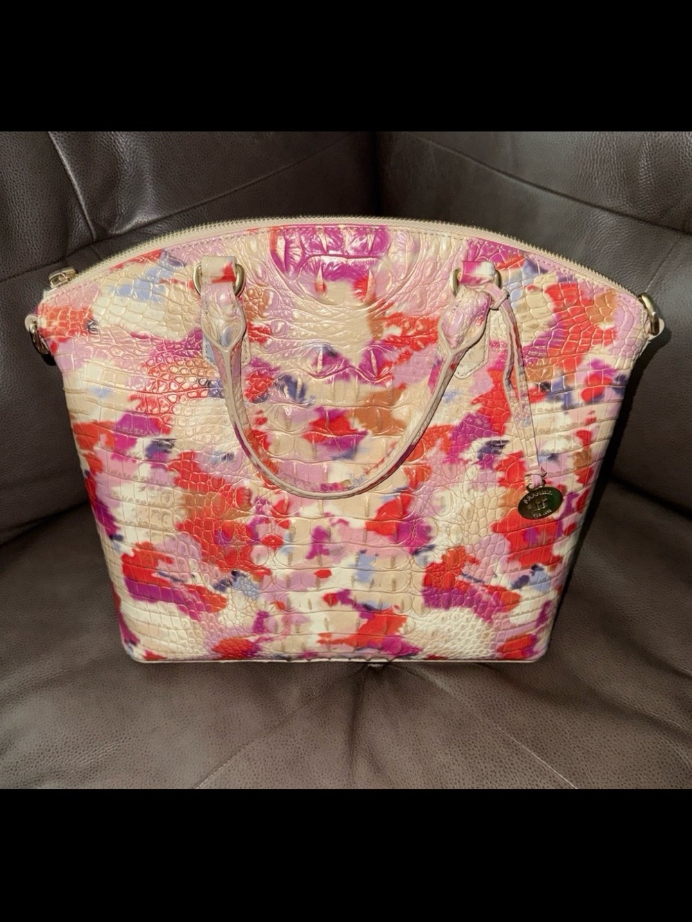 Brahmin Large Duxbury Satchel Fiesta Melbourne